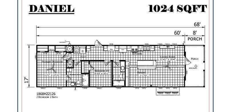 The Daniel — Largest Diamond Series 1,024 Sq Ft thumbnail 7