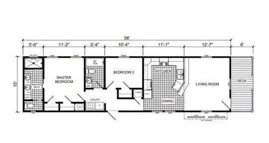 Brownwood-Blackwood — 2-Bed 845 Sq Ft with Screened Porch thumbnail 2