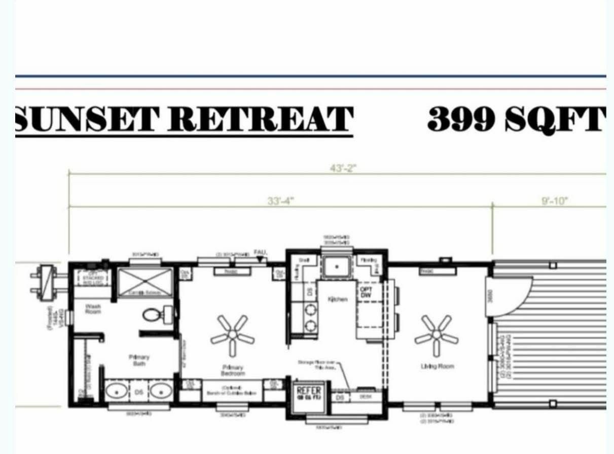 The Sunset Retreat — 399 Sq Ft Park Model thumbnail 10