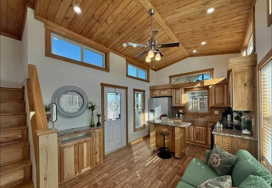 Meadowview — Cabin-Style Park Model with Fireplace thumbnail 3