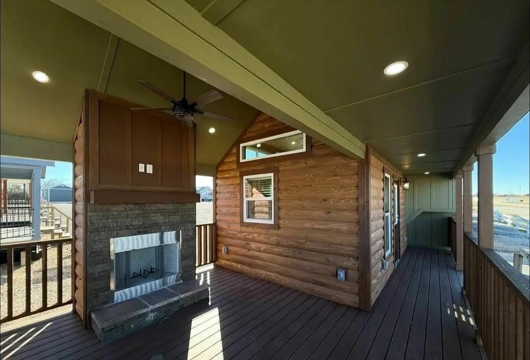 Meadowview — Cabin-Style Park Model with Fireplace thumbnail 4