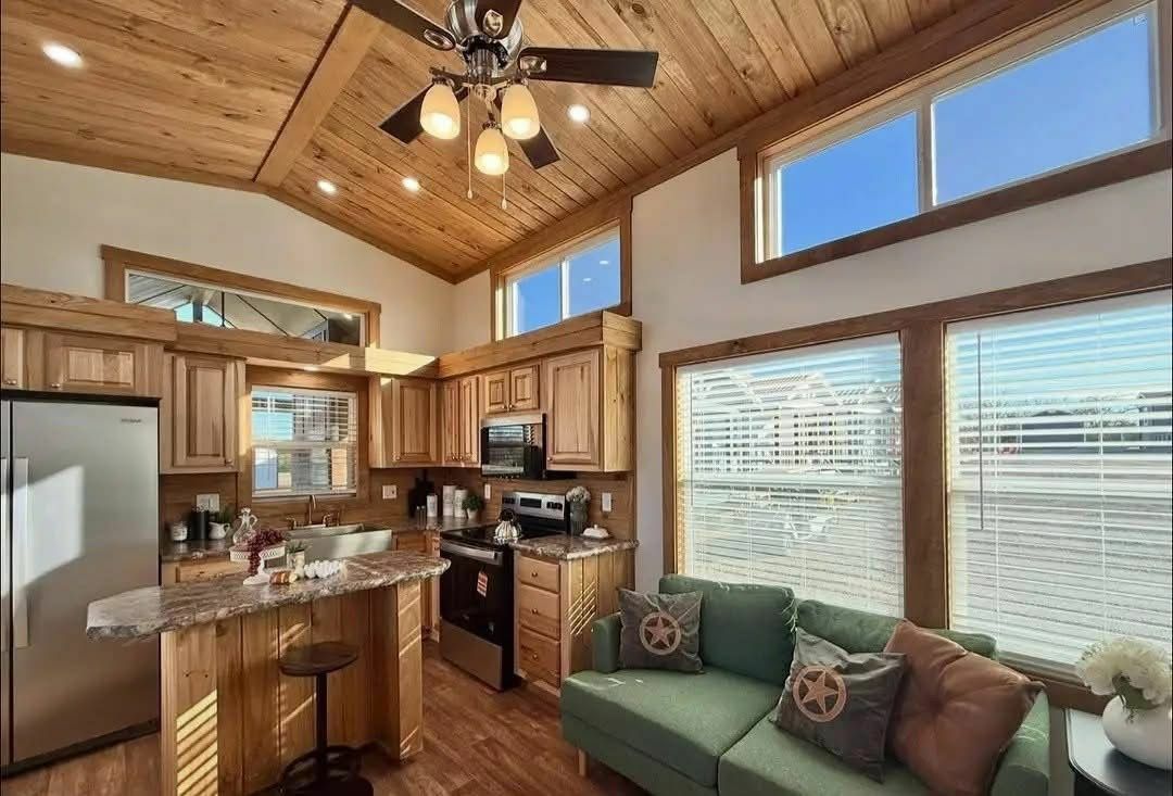 Meadowview — Cabin-Style Park Model with Fireplace thumbnail 10