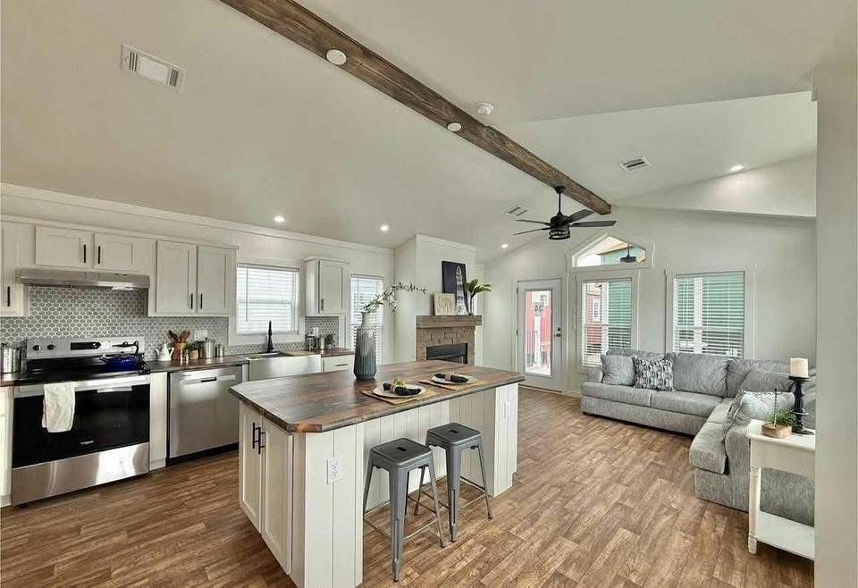 The Athens — 2-Bed with Stone Fireplace thumbnail 5
